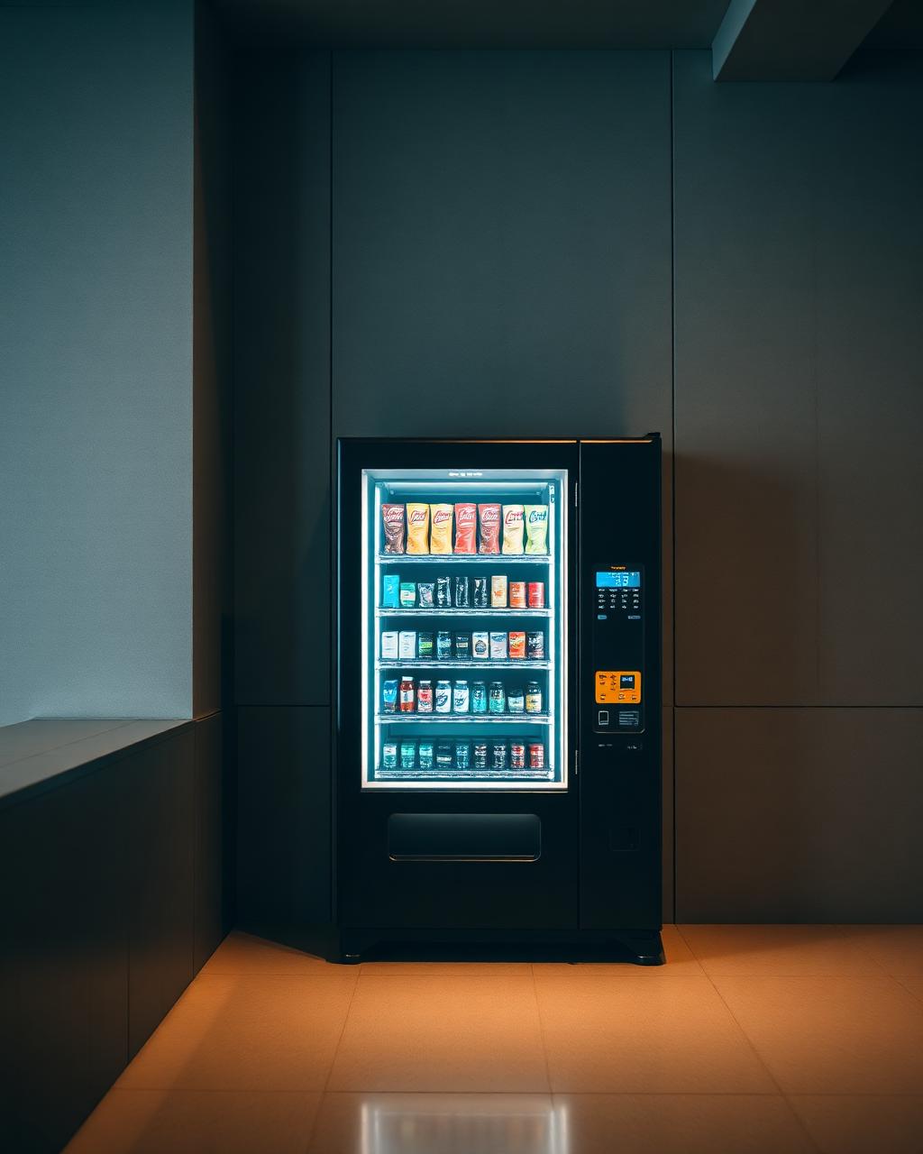 Spedchka premium vending machine in a modern NYC lobby